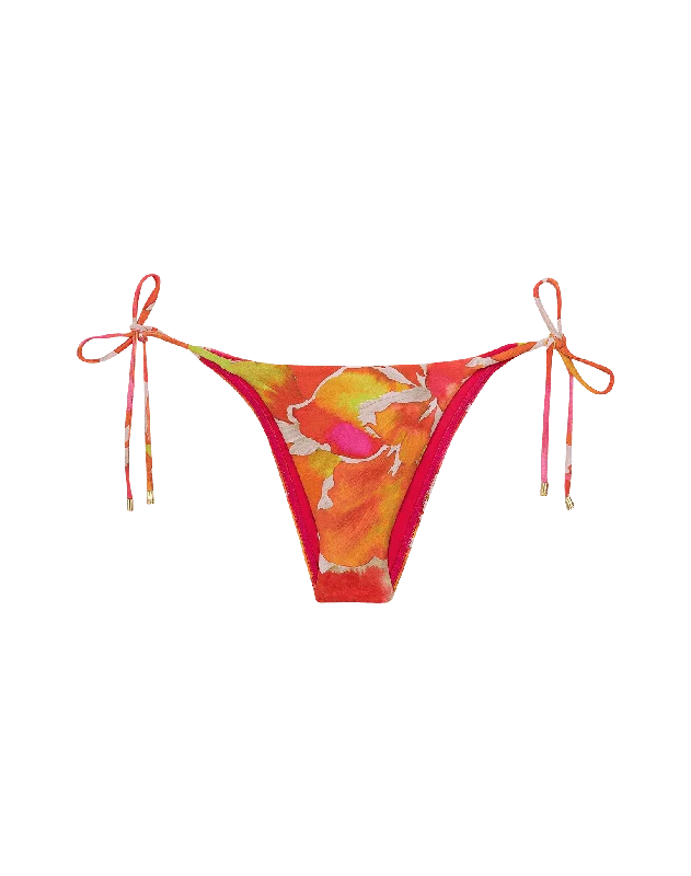 Sustainable women swimwear made from recycled materials for eco - conscious beachgoersTie Side Bottom - Gal