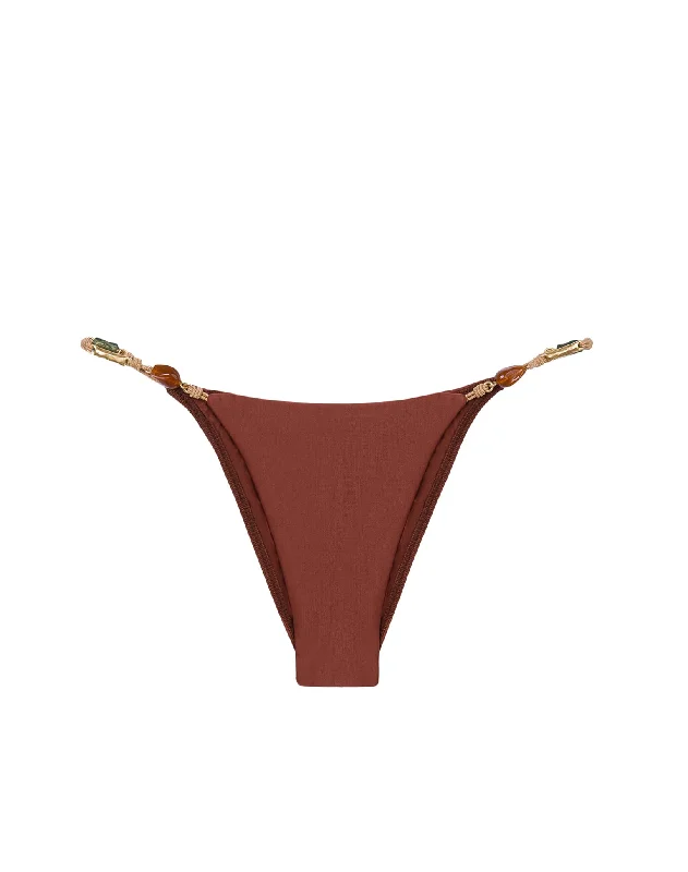 High - waisted women swimwear for a retro and flattering lookKaia Detail Bottom - Nutshell