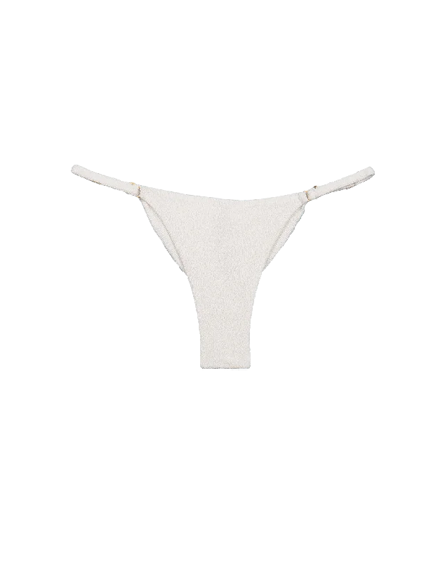 Striped women swimwear with a classic pattern for a timeless beach lookFirenze Rafa Bottom - White