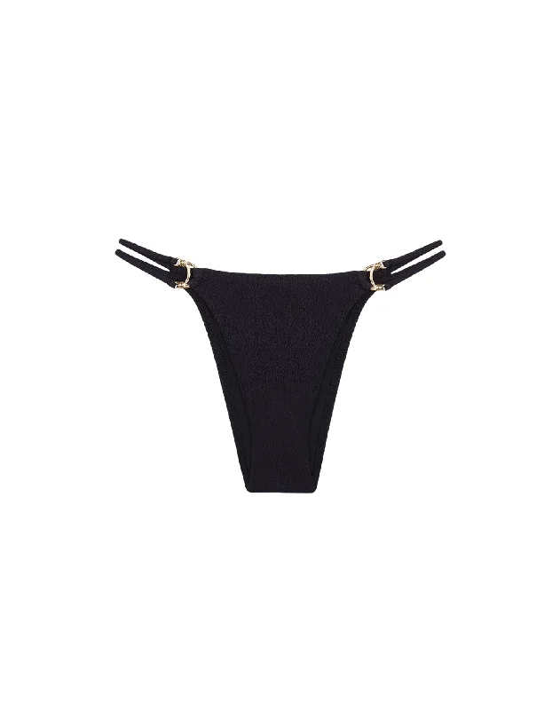 Convertible women swimwear that can be worn in multiple styles for versatilityFirenze Callie Detail Bottom - Black