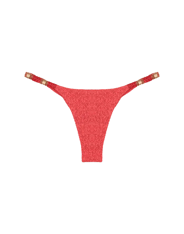 High - performance women swimwear with quick - drying fabric for active swimmersFirenze Sally Detail Bottom - Raspberry