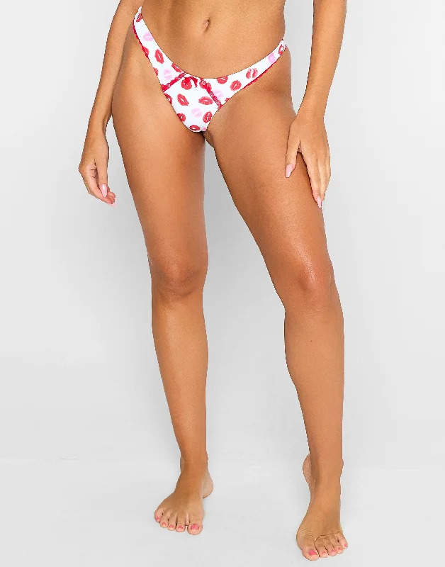 Push - up women swimwear to enhance the bust for a more confident beach lookLips of an Angel Tango Bottom - Kisses