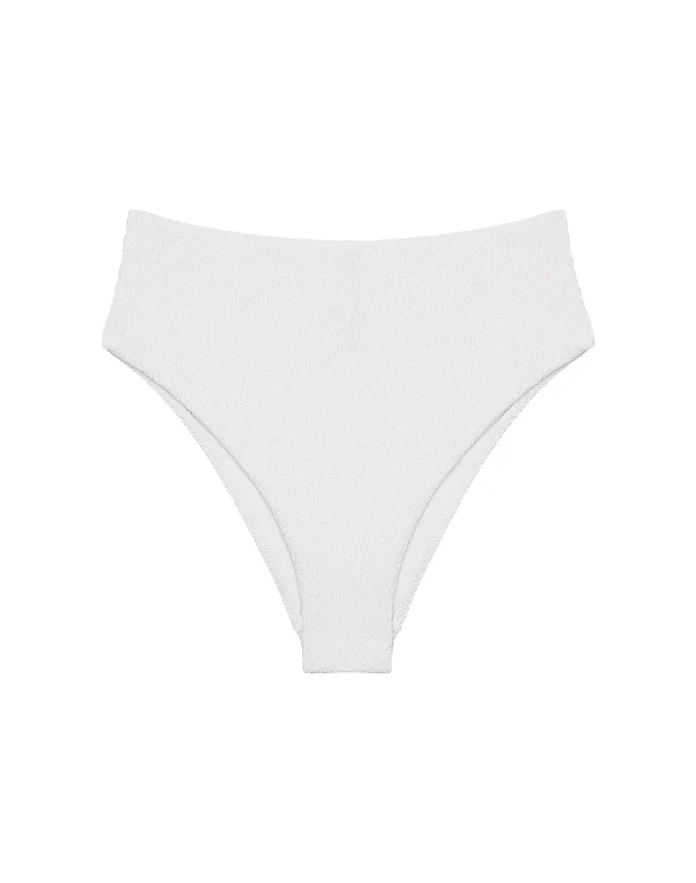 Neon - colored women swimwear to stand out on the beachFirenze Bela Hot Pant Bottom - White