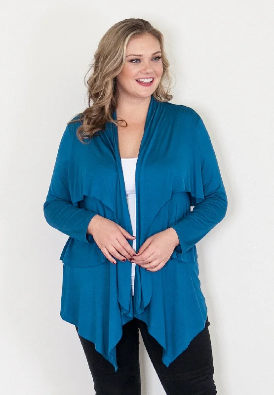 Wrap - Style Women Long Sleeve Top for a Versatile FitOdessa Ruffle Cardigan