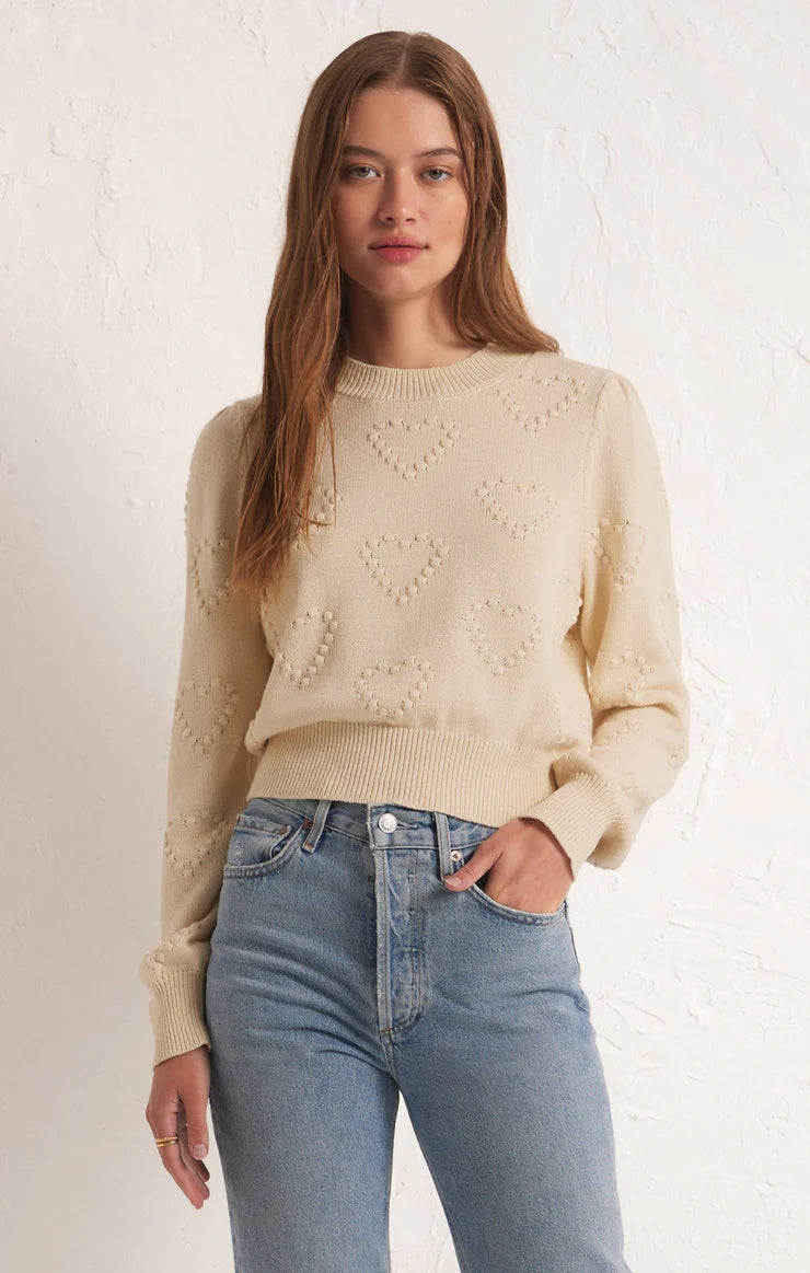 Lightweight Women Sweater for Spring and FallZ Supply All We Need Is Love Sweater