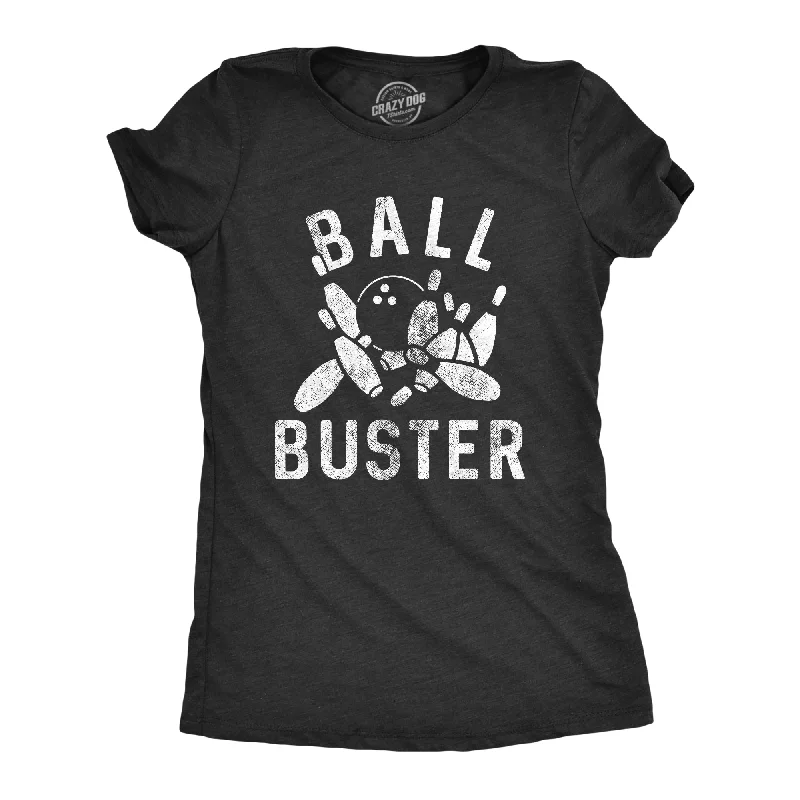 Pocketed Women T Shirt for Added FunctionalityBall Buster Bowling Women's T Shirt