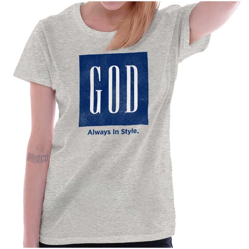 Tie - Dye Women T Shirt with a Bohemian VibeGod In Style Ladies T Shirt