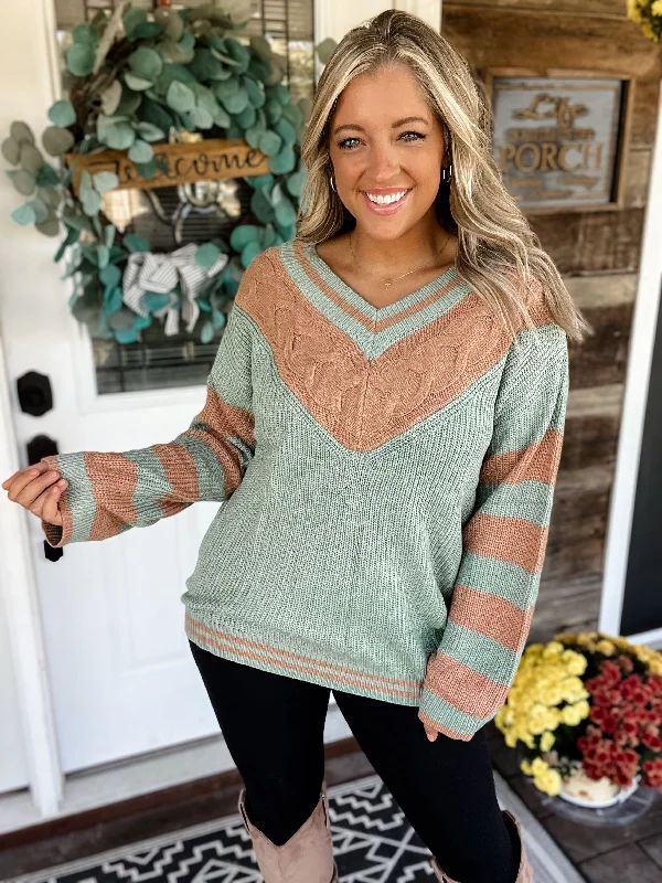 Lightweight Women Sweater for Spring and FallHarmony Sweater - Clay & Sage