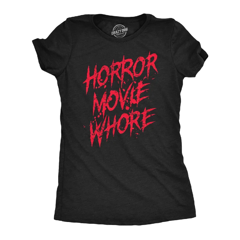 Sequined Women T Shirt for a Sparkly Night OutHorror Movie Whore Women's T Shirt