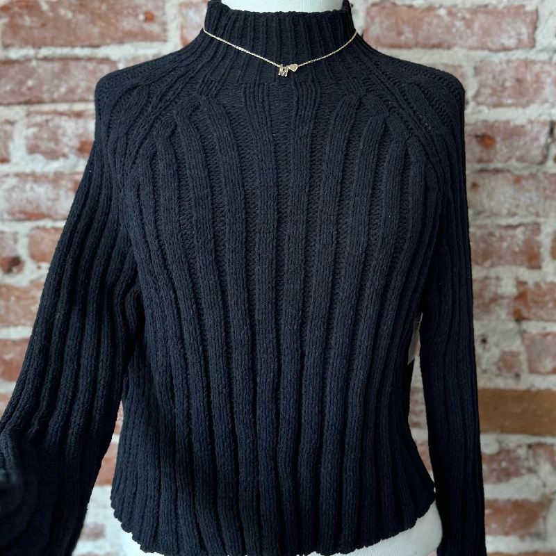 Oversized Women Sweater for a Cozy and Fashionable LookMake Me Believe Knit Sweater Black