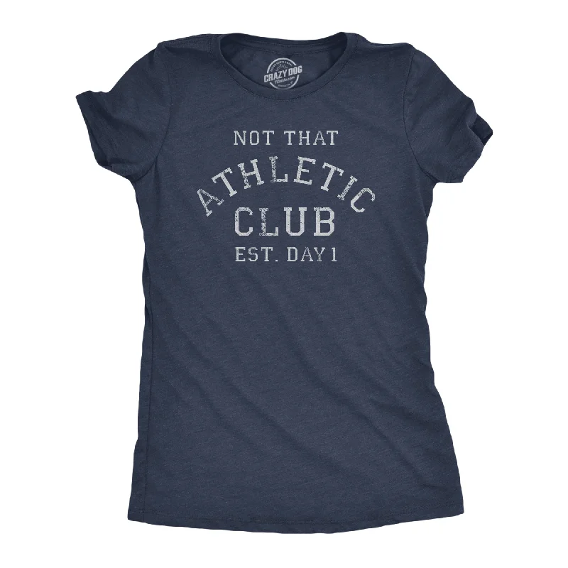 Pocketed Women T Shirt for Added FunctionalityNot That Athletic Club Women's T Shirt