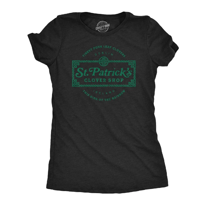 Long Sleeve Women T Shirt for Cooler WeatherSt. Patrick's Clover Shop Women's T Shirt