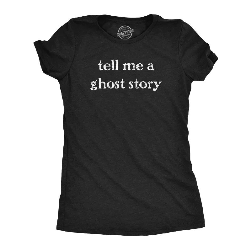 Striped Women T Shirt in a Classic PatternTell Me A Ghost Story Women's T Shirt