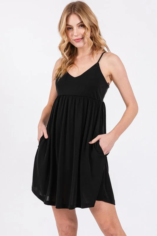 Shift Women Dress with a Simple and Classic Design for Everyday WearSALE | V-Neck Cami Dress