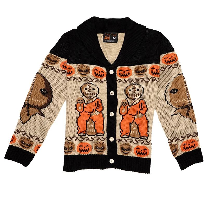 cropped women cardigan to pair with high - waisted jeansTrick 'r Treat Cardigan