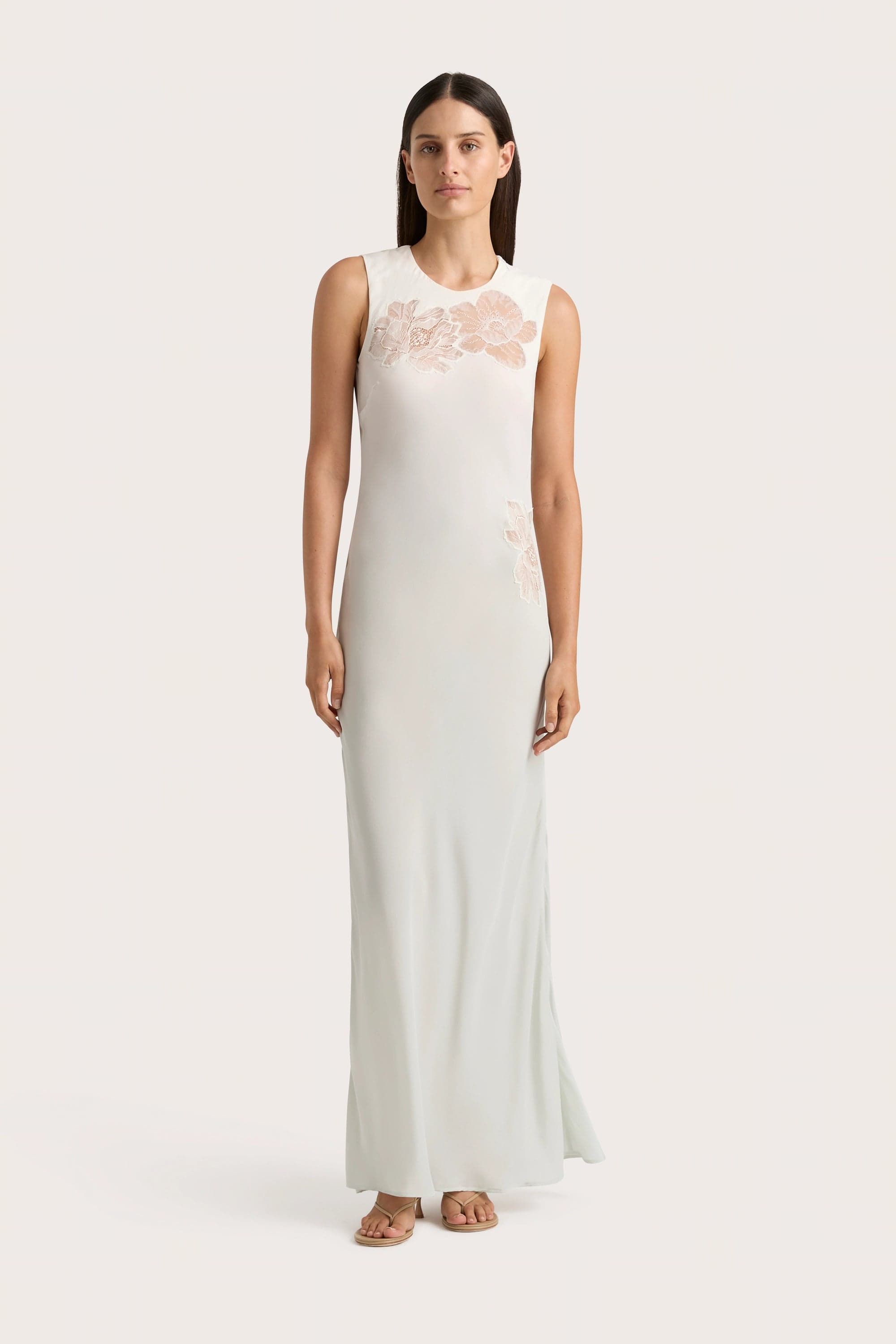 Halter Neck Women Dress to Show Off the Shoulders and NecklineBiarritz Tank Maxi Dress Foam Ombre