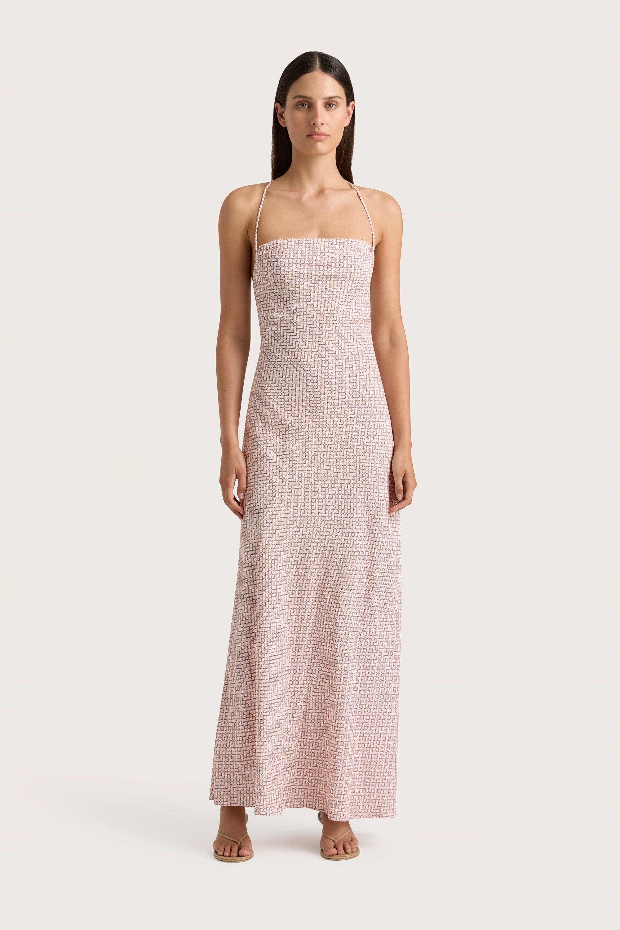 Mini Women Dress with a Short Hem for a Young and Trendy StyleLusia Maxi Dress Oliander Blush