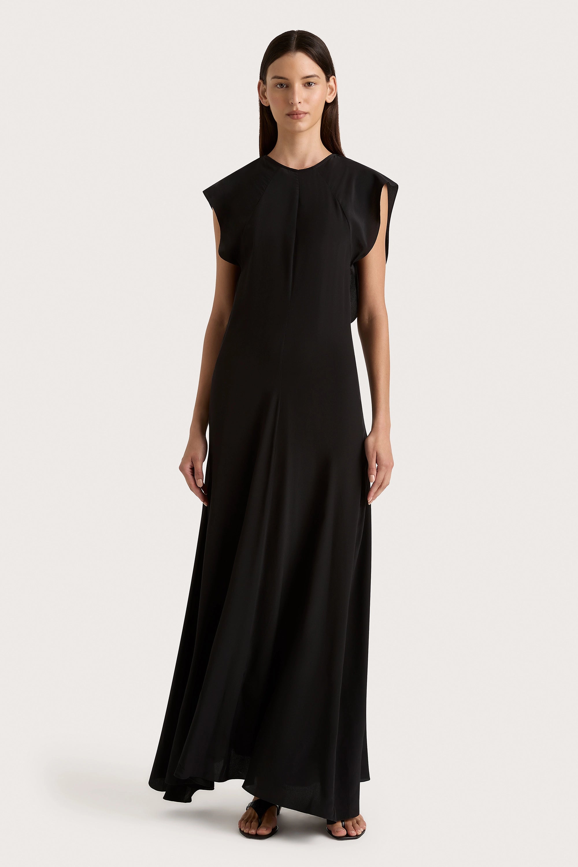 Off - the - Shoulder Women Dress for a Romantic and Feminine LookPaloma Maxi Dress Black