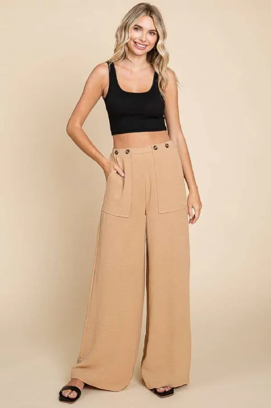 High Waist Wide Leg Cargo Pants